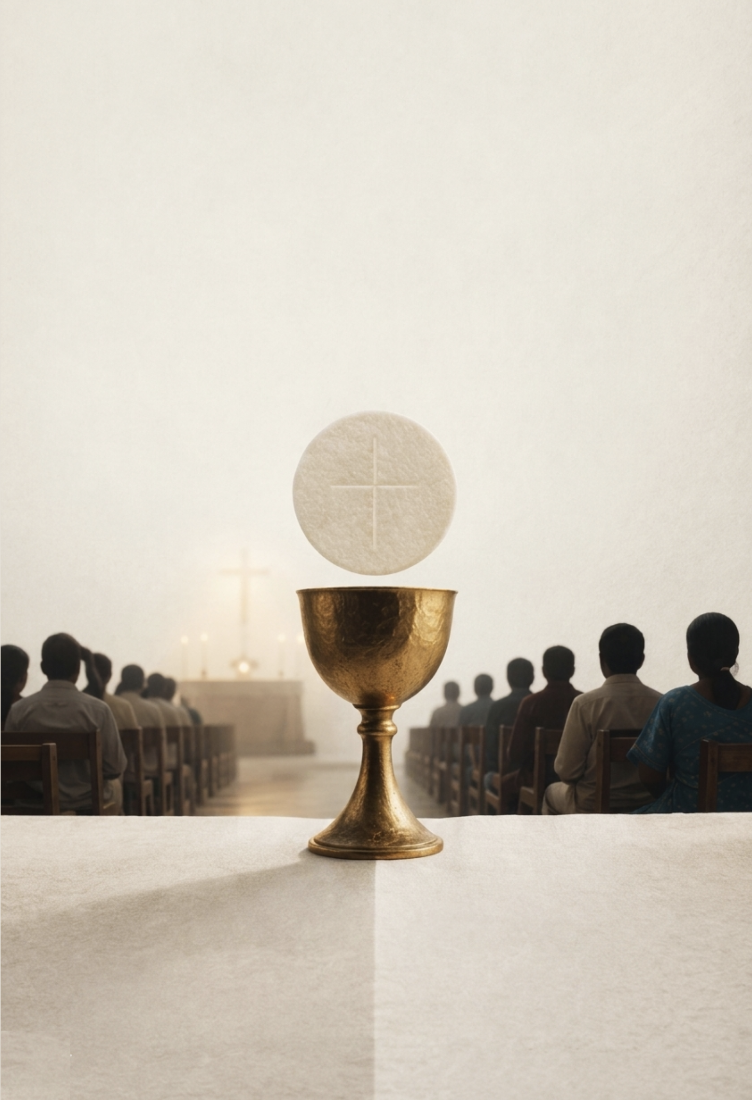 Chalice and congregation